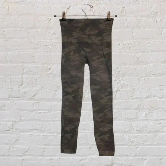 Spanx Leggings - Green Camo - Picture 1 of 4